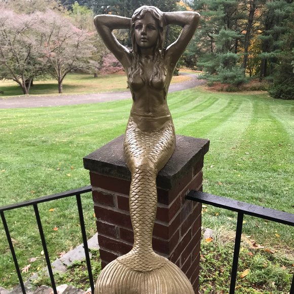 Midcentury Mermaid Sculpture - Picture 11 of 16